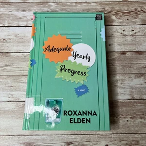LARGE PRINT Adequate Yearly Progress by Roxanna Elden Teacher Book Club Fiction - Picture 1 of 3