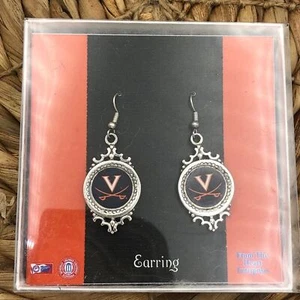 University of Virginia Cavaliers Frame Earrings Virginia - Picture 1 of 2