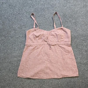 Patagonia Top Womens Size 10 Pink Hemp Blend A Line Sleeveless Outdoors Casual - Picture 1 of 8