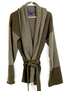 Ralph Lauren Collection Purple Label Wickel-Cardigan Damen XS Wolle Kaschmir zum Binden - Bild 1 von 12