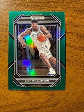 ZION WILLIAMSON 2023 Prizm Draft Picks GREEN PRIZMS  #73