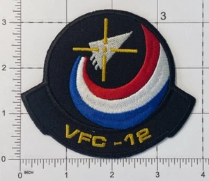 USN VFC-12 Fighting OMARS Patch Hook & Iron-On Repro New A1145 - Picture 1 of 2