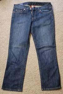 Lucky Brand Girl's Jeans Crop Fit Dungarees by Gene Montesano SZ 6/28 USA - Picture 1 of 7
