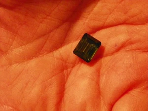 Green Tourmaline 8.88x11.03x6.86 MM. Octagon 5.96 Carats Natural Inclusions - Picture 1 of 3