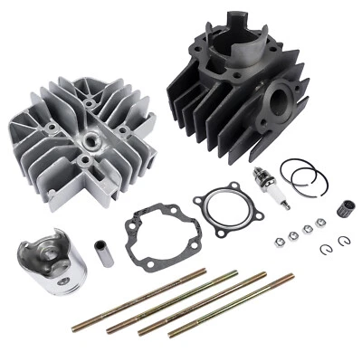Cylinder Kit Barrel Head Top End Gasket Piston + Rings Fits Yamaha BW 80 PW 80 - Image 1 of 4