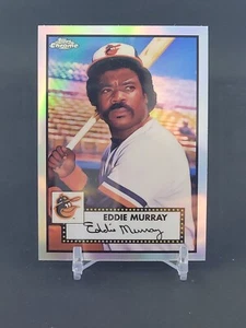 2021 Topps Chrome Platinum Anniversary #503 rifrattore Eddie Murray - Foto 1 di 1