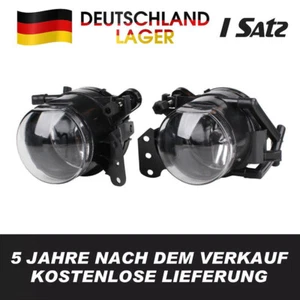 2Stk Nebelscheinwerfer Klarglas schwarz Für 03-07 BMW 5er E60 E61 525i 530d - Bild 1 von 8