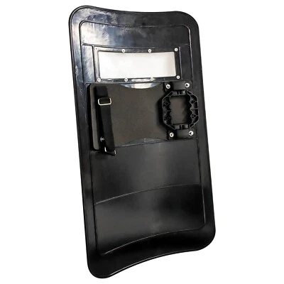 500x 900x3.5mm Black Anti-riot Shield Security Protection Hand-Held Rectangle - Image 1 of 4