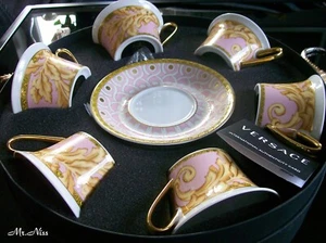 Rosenthal Versace Les Rêves Byzantines 6 x tea cups 2 pieces ***NEW & ORIGINAL PACKAGING*** - Picture 1 of 13