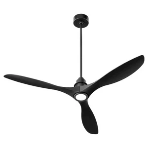 Quorum Marino 1 Light Ceiling Fan, Matte Black - 97543-59 - Picture 1 of 1