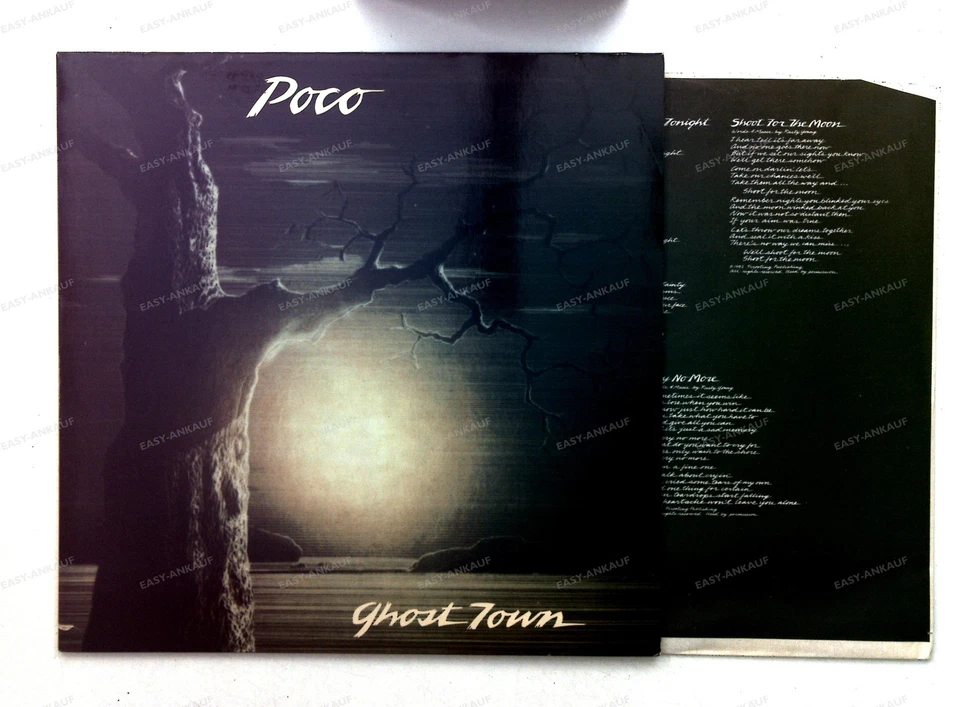 Poco - Ghost Town ITA LP 1982 + Innerbag .* - Image 1 of 1