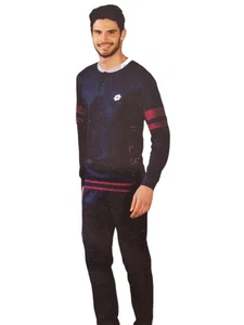 Pigiama caldo cotone uomo Lotto Blu - Foto 1 di 5