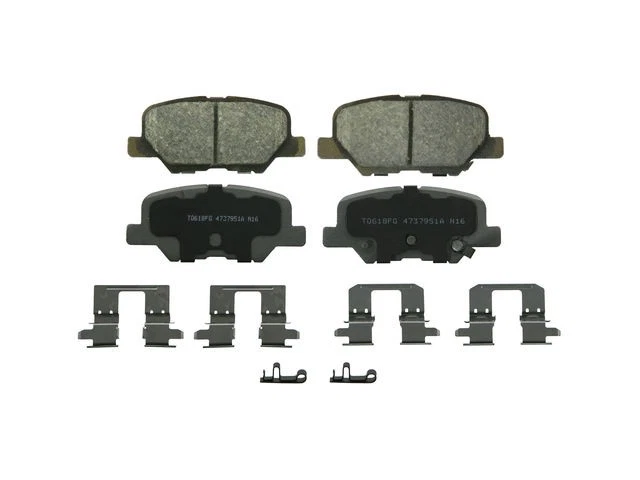 Juego de pastillas de freno traseras para Mitsubishi Outlander 2014-2017, 2020 2016 2015 PQ422CS Foto 1 de 1