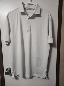 Polo Walter Hagen uomo perfetta 11 linea fine righe grigio bianco taglia small - Foto 1 di 5