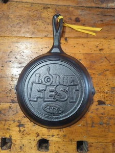 LodgeFest 2025 Lodge Cast Iron 8 Inch Skillet - Picture 1 of 2