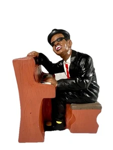 Vintage African American Jazz Band Art Deco Collection Statue Sculpture Heavy - Picture 1 of 9