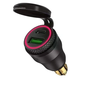 Cargador USB Doble Para BMW-Hella-DIN-Enchufe Enchufe-Adaptador Moto NUEVO DUCATI - Imagen 1 de 6