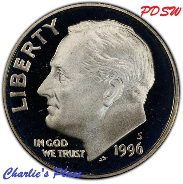 1996-PDSW Roosevelt Dime 4-Coin Set - Image 1 of 1