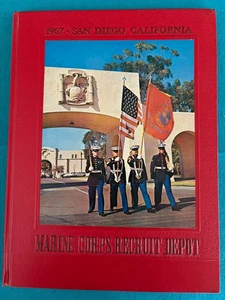 1967 Marine Corps Recruit Depot Year Book San Diego Platoon 332 USMC - Picture 1 of 2