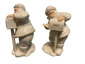 2X - LENOX "Last Minute Listen" Weihnachten Santa The Mailbox 2007 - Bild 1 von 2
