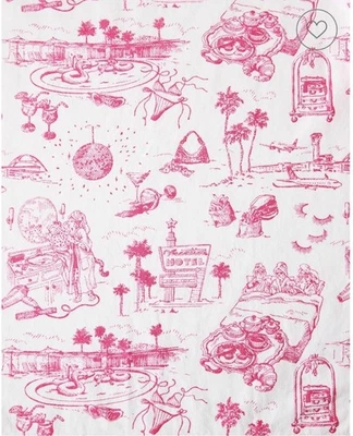 Conjunto de pijama PrintFresh talla XL pantalones LSTtop algodón niñas viaje baño retro FL Vaca Foto 1 de 4