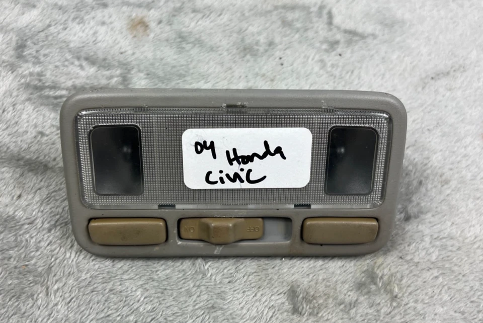 Conjunto de luces de lectura de lámpara de mapa domo superior Honda Civic 2001-2005 OEM Foto 1 de 3