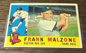 1960 Topps #310 FRANK MALZONE Boston Red Sox ~ VG-EX - Free Shipping - Picture 1 of 2
