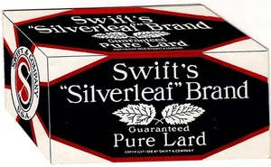 SWIFT'S 1928 SILVERLEAF BRAND PURE LARD FOLDOUT ADVERTISING AFRICA AMERICA +LEAF - Bild 1 von 5