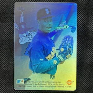 Ken Griffey Jr. - 1991 Upper Deck Comic Ball Ologramma Looney Tunes Bugs Bunny - Foto 1 di 2