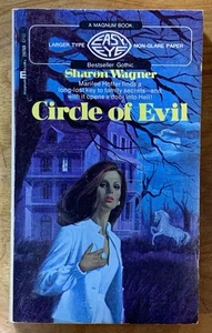 Circle Of Evil by Sharon Wagner - VG vintage Magnum gothic pb, large print - Picture 1 of 6