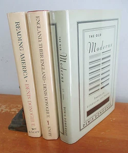 READING AMERICA, ENGLAND THEIR ENGLAND & OLD MODERNS by Denis Donoghue, 1st Eds - Picture 1 of 2