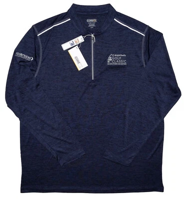 CORE365 CORE 365 1/2 Zip Pullover Bright Realty Novatech Golf Classic Blue XL ~ New