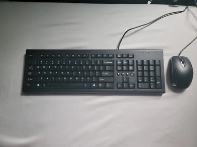 HP Slim Wired Keyboard & Mouse Bundle out of box with free shipping   - Image 1 of 4