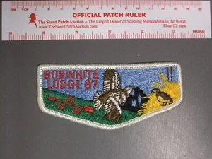 Boy Scout OA 87 Bob solapa blanca 1564NN - Imagen 1 de 1