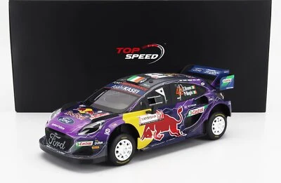 MODELLAUTO STATISCH TRUESCALE FORD PUMA RALLY ACROPOLIS 2022 BREEN MASSSTAB 1/18 - Bild 1 von 4