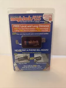 MAGICJACK PLUS FREE LOCAL LONG DISTANCE INTERNATIONAL CALLING ( NEW SEALED ) - Photo 1/9
