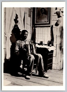 Postcard Jack Delano Home of FSA Borrower Greene County Georgia 1941 Accordion - Picture 1 of 2