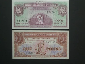 **Nr. 2 £1 EF/AUNC **Britische Streitkräfte** 3./4. Ausgabe***Banknoten**** - Bild 1 von 5