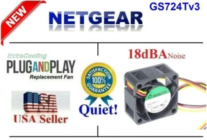 1x Quiet Version! Fan for Netgear GS724Tv3, Low Noise Best for HomeLab - Picture 1 of 5