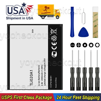 For MetroPCS Alcatel OneTouch Tru 5065N Repair Battery TLi020A1 TLP020A2 Tool - Image 1 of 4