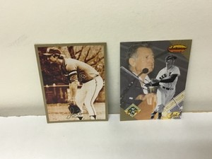 1994 Ted Williams Baseball Limited Print LP1 Larry Bird / LP2 Ted Williams