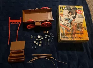 Lone Ranger Prairie Wagon 4 In 1 - Gabriel 1975 - with box - Not Complete - Picture 1 of 16