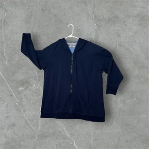 Lands End Mens Navy Blue Hoodie Sweatshirt 2X Cotton & Polyester Blend - Picture 1 of 7