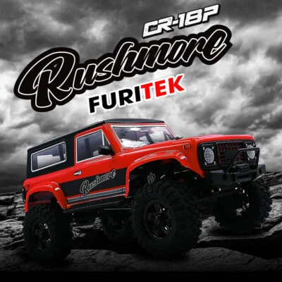 NEW Furitek 1/18 CR-18P 2024 Rushmore X1 RC Crawler RTR Red - Image 1 of 4