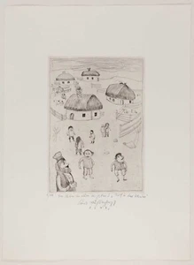 Kurt Mühlenhaupt/Radierung/signiert/100 Exemplare/Das Leben im alten Russland/19 - Picture 1 of 1
