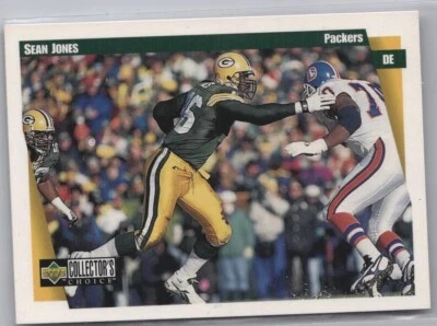1997 Collector's Choice Football Card #225 Sean Jones - Image 1 of 2