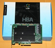 LSI Logic SAS 9300-16i 12GB/s HBA Host Bus Adapter Card