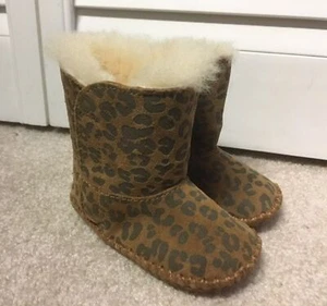 Ugg sz 2/3 cassie leopard boot chestnut - Picture 1 of 7