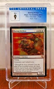 CGC 9 Magic the Gathering Premium Deck Series Graveborn BLAZING ARCHON 11/30 - Picture 1 of 2