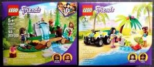 Lot of  2 LEGO Friends 41677 41697 Forest Waterfall Turtle Protection Vehicle - Picture 1 of 1